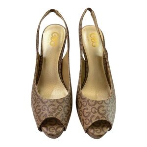 G by GUESS Slingback Platform Heels | Size 7.5